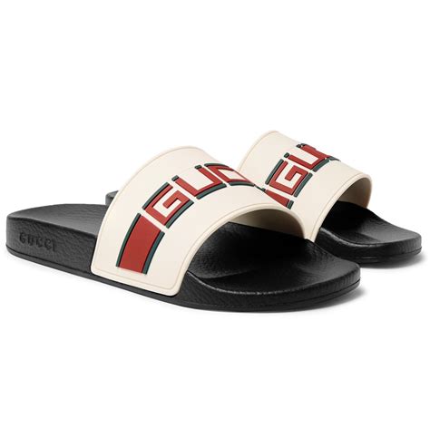 gucci slides white mens